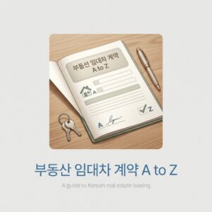 ai thumbnail minimal 부동산 임대차 계약 A to Z 1787331774