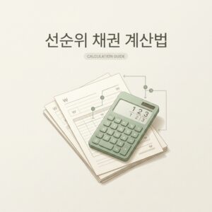 ai thumbnail minimal 선순위 채권 계산법 1787318410