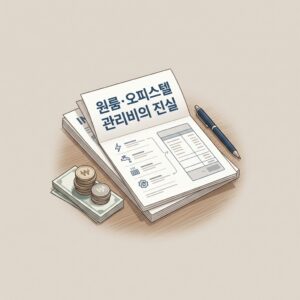 ai thumbnail minimal 원룸·오피스텔 관리비의 진실 1788181707