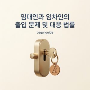 ai thumbnail minimal 임대인과 임차인의 출입 문제 및 대응 법률 1788182523