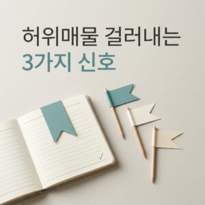 ai thumbnail minimal 허위매물 걸러내는 3가지 신호 1787317388