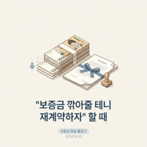 ai thumbnail minimal 보증금 깎아줄 테니 재계약하자 할 때 1788190135